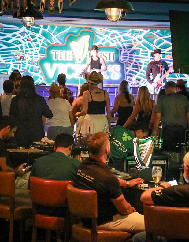 Live country night on stage at The Irish Vicker's Al Raha
